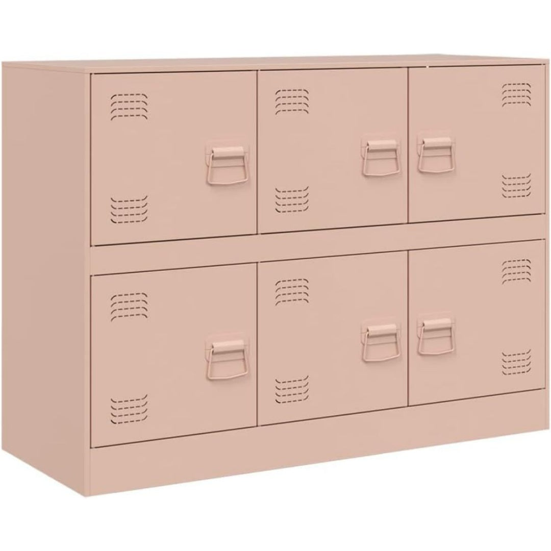 Le charme du rangement avec ce buffet avec portes, coloris vert