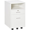 Pour un interieur harmonieux, commode avec tiroirs en finition blanc