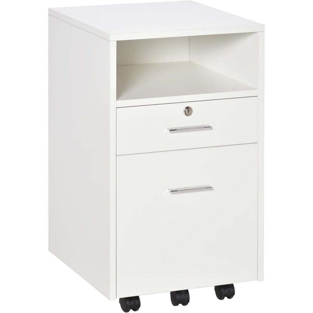 Pour un interieur harmonieux, commode avec tiroirs en finition blanc