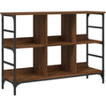 Une touche de caractere, buffet avec portes, a l'aspect bois dans un ton chene et marron