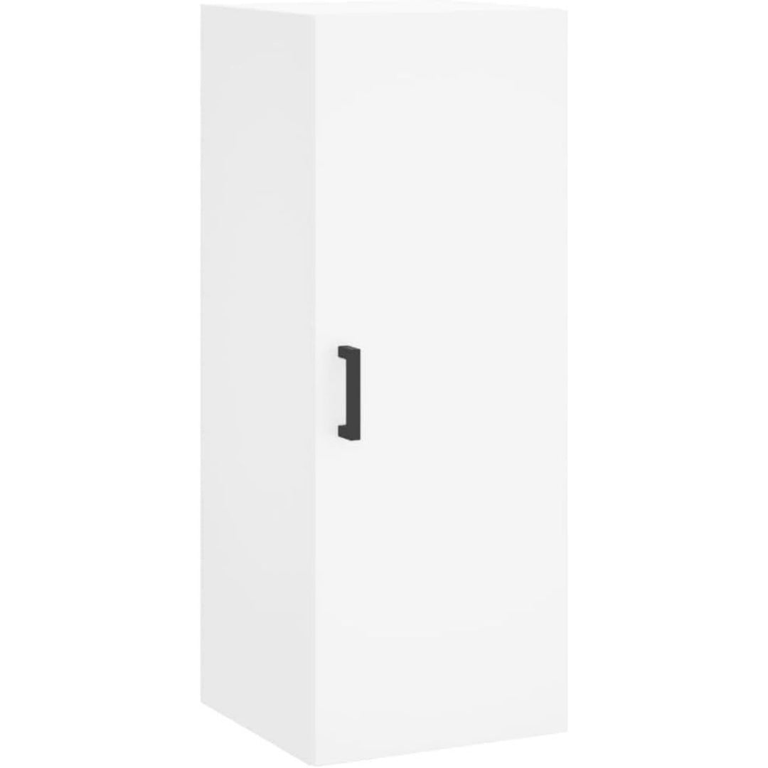 Une touche de caractere, armoire avec portes, a l'aspect bois dans un ton blanc et bois naturel