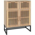 Le charme du rangement avec ce buffet avec tiroirs, avec portes, coloris bois naturel