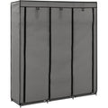 Un espace mieux organise grace a ce armoire aux lignes soignees, finition gris