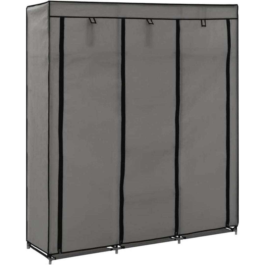 Un espace mieux organise grace a ce armoire aux lignes soignees, finition gris