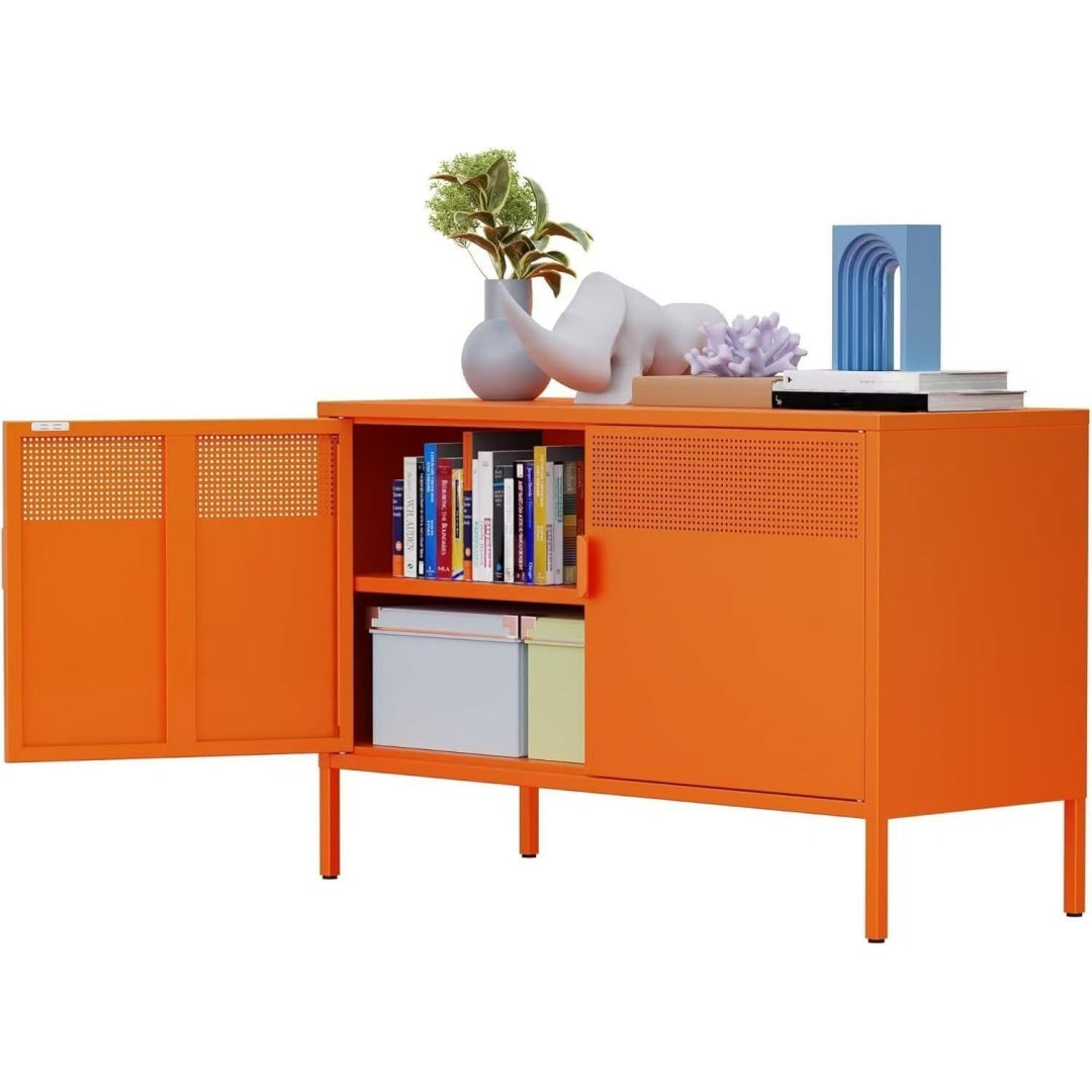 Le charme du rangement avec ce bibliotheque avec portes, avec etageres, coloris non determine