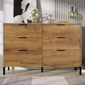 Pour un interieur harmonieux, commode avec tiroirs, avec portes en finition noir et chene